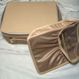 Beis Cosmetic Bag in Beige
